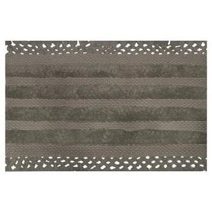 Stripe with Tassel Bath Rug Gray Stone - Threshold™