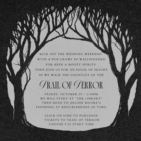 Join us at the Trail of Terror!