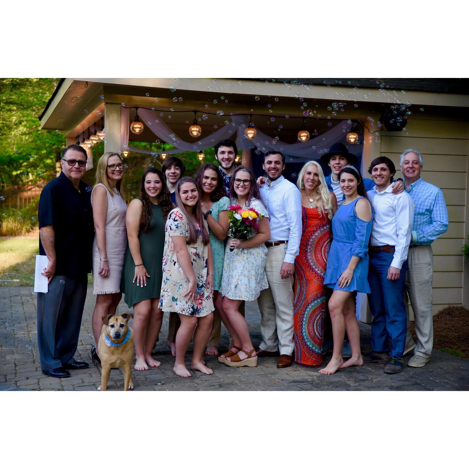 One BIG happy family (minus James and Mel)