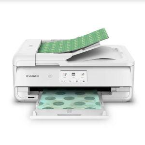 Canon - PIXMA TS9521Ca Wireless All-In-One Inkjet Printer - White