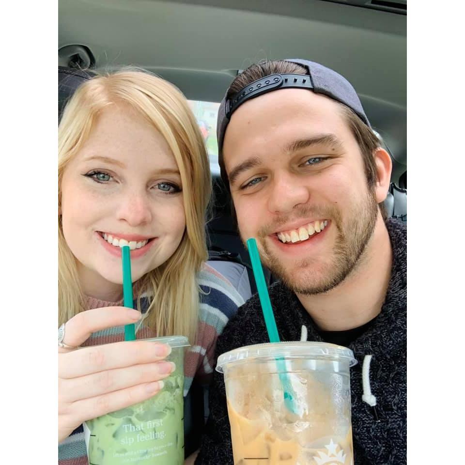 Just celebrating our dating anniversary by reminiscing on our first date (at Starbucks!)