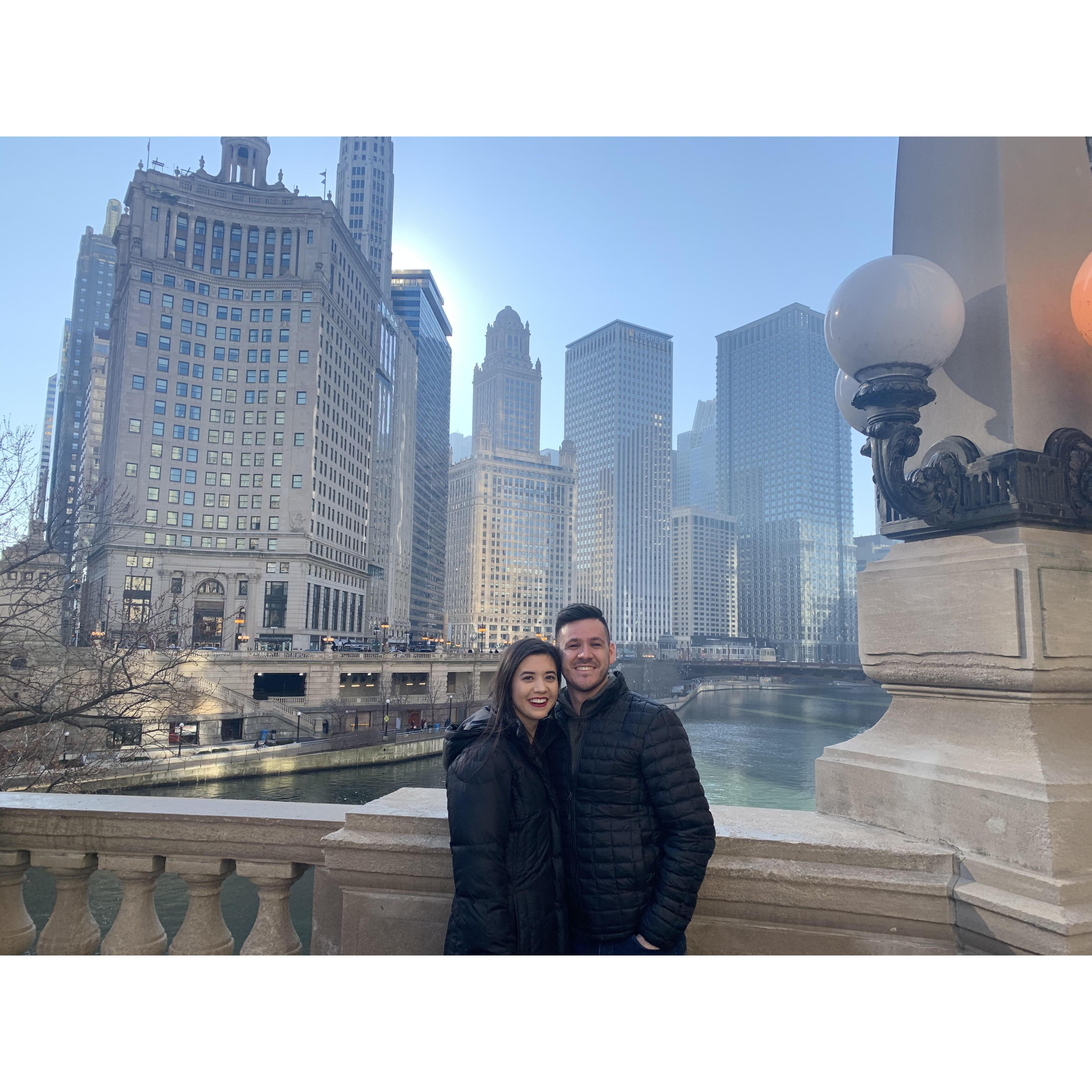 I got to take him to Chicago