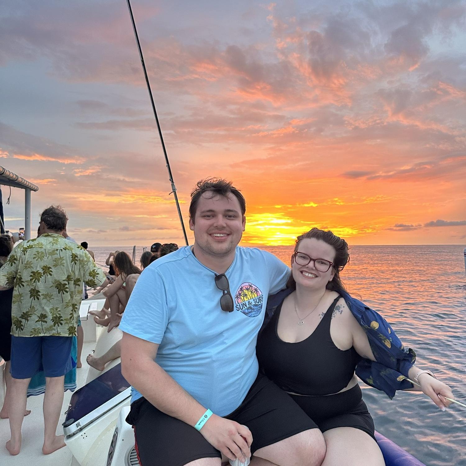 Costa Rican sunset cruise