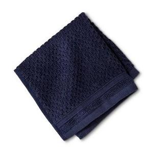 Washcloth Performance Texture Bath Towels And Washcloths Xavier Navy - Threshold™