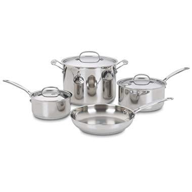 Cuisinart 77-7 Chef's Classic Stainless 7-Piece Cookware Set