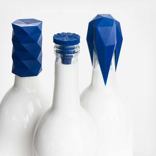 3-Piece Wine Bottle Stopper Set