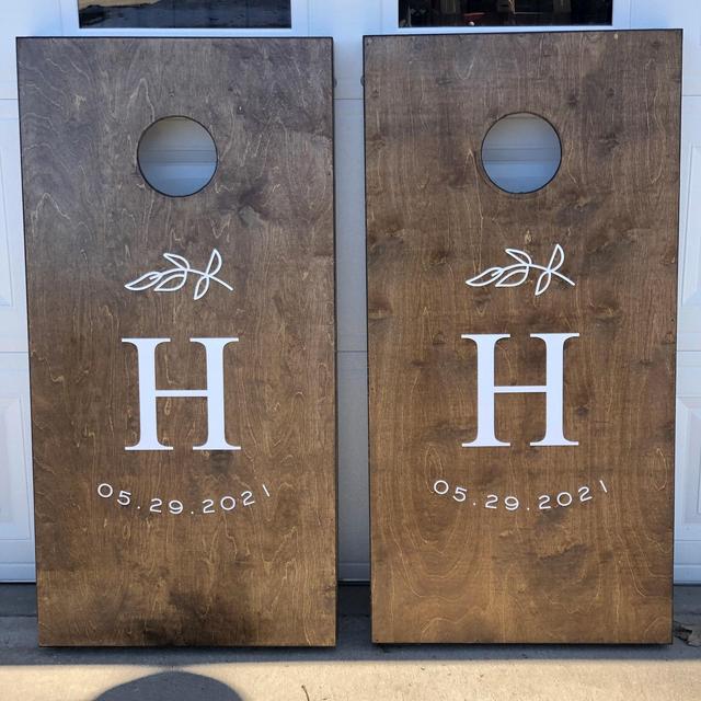 Custom Cornhole Boards ONLY - Bean Bag...