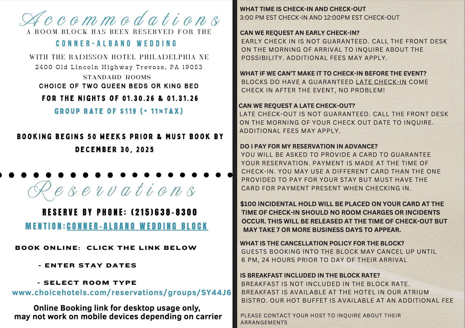 The Wedding Website of Nicolette Conner and Joseph Albano