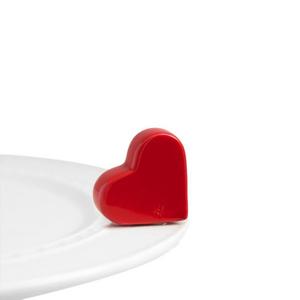 Nora Fleming Heart Mini - Be Mine - Hand-Painted Ceramic Charm - A23