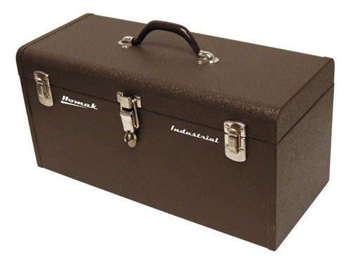 Homak 20-Inch Industrial Steel Toolbox, Brown Wrinkle Powder Coat, BW00200200