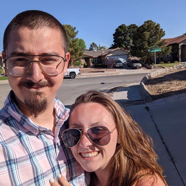 Visiting Caitlyn's First house in El Paso, TX.