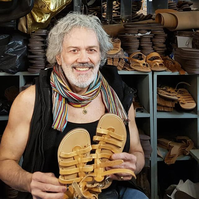 Custom Greek Leather Sandals