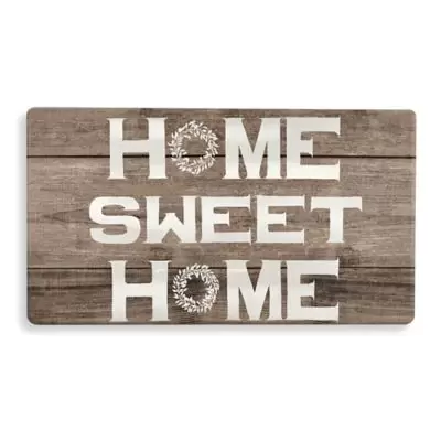 Bee & Willow™ Home "Home Sweet Home" Kitchen Mat in Beige
