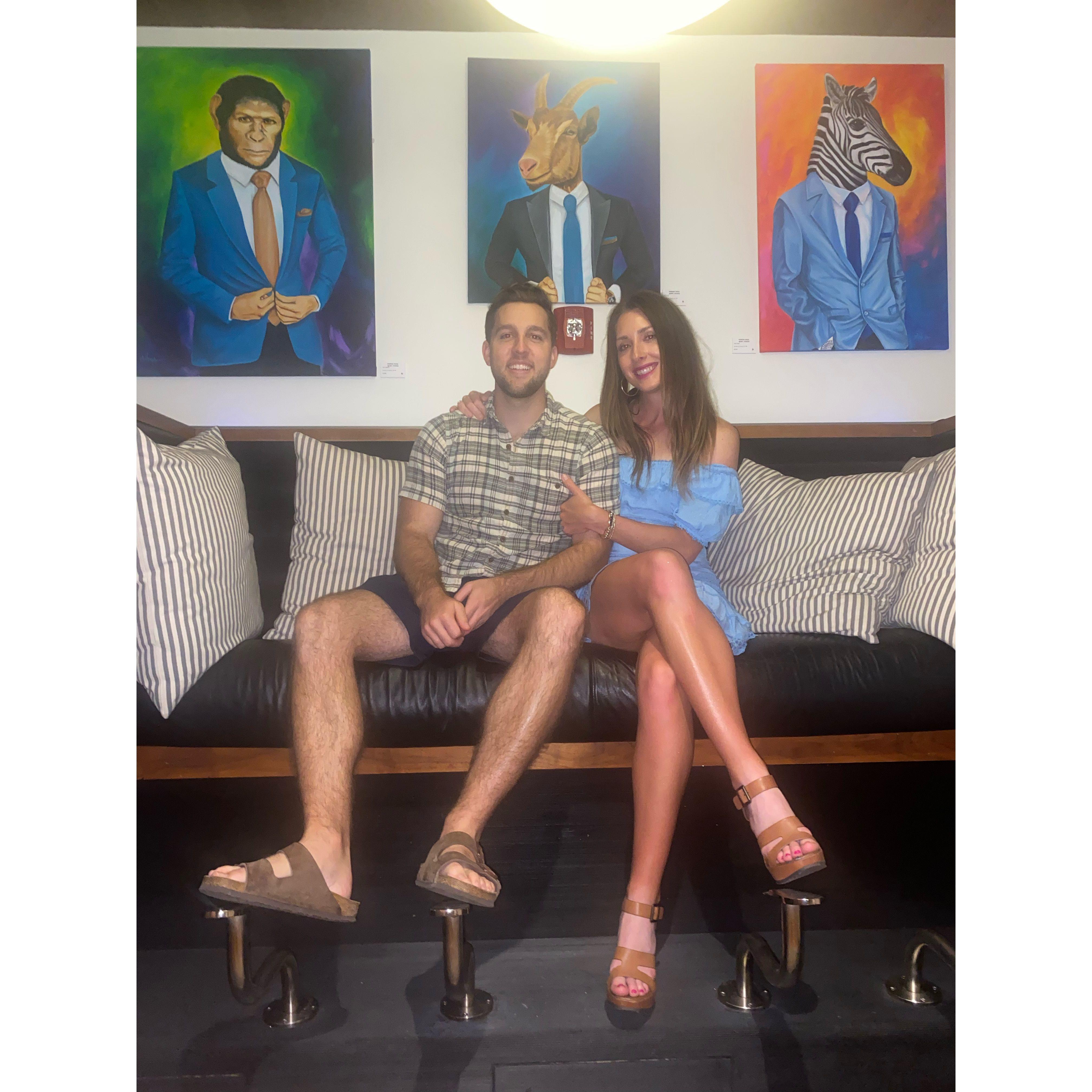 Night out in Tampa, Florida.