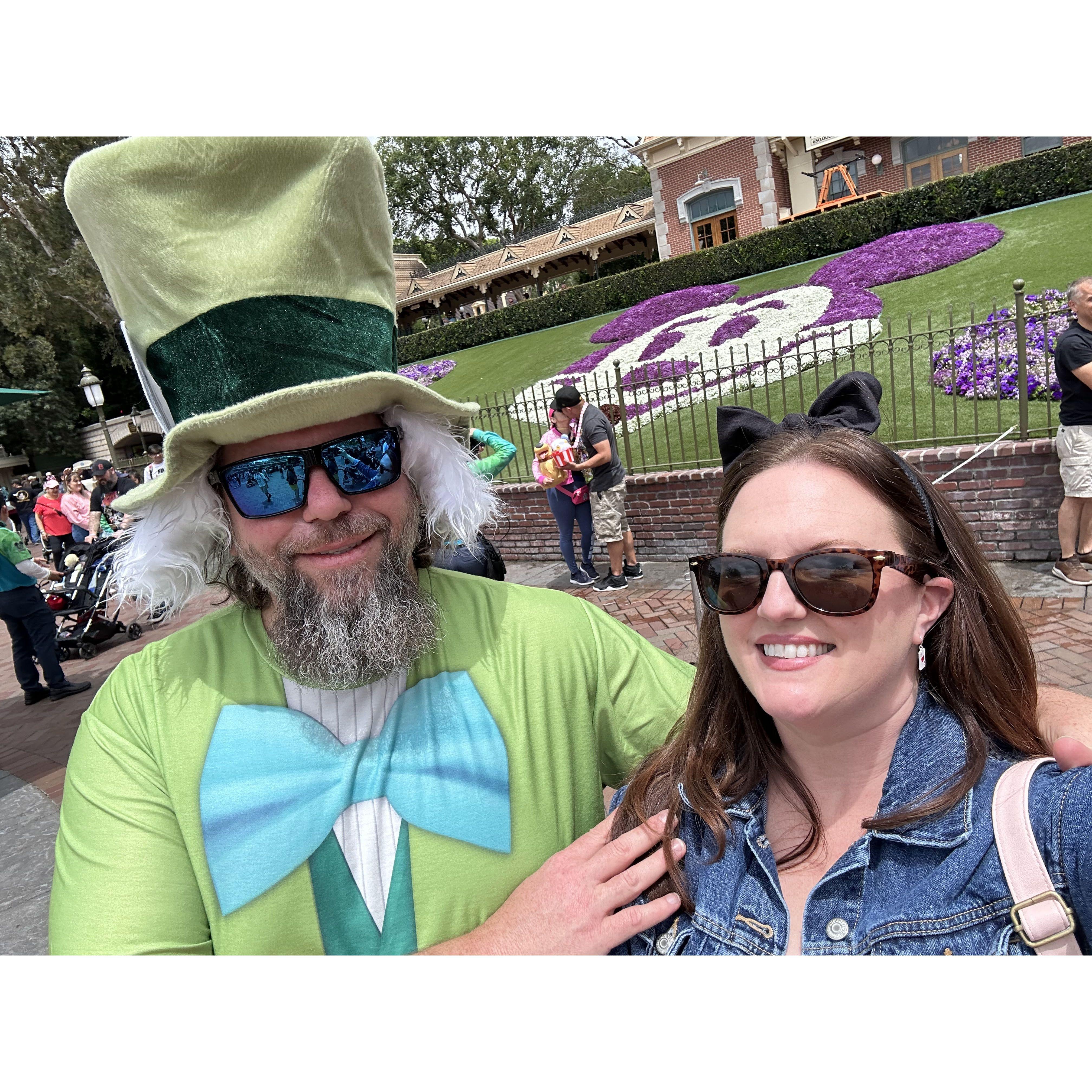 1 year anniversary and Todd's first trip to Disneyland, May 2024.