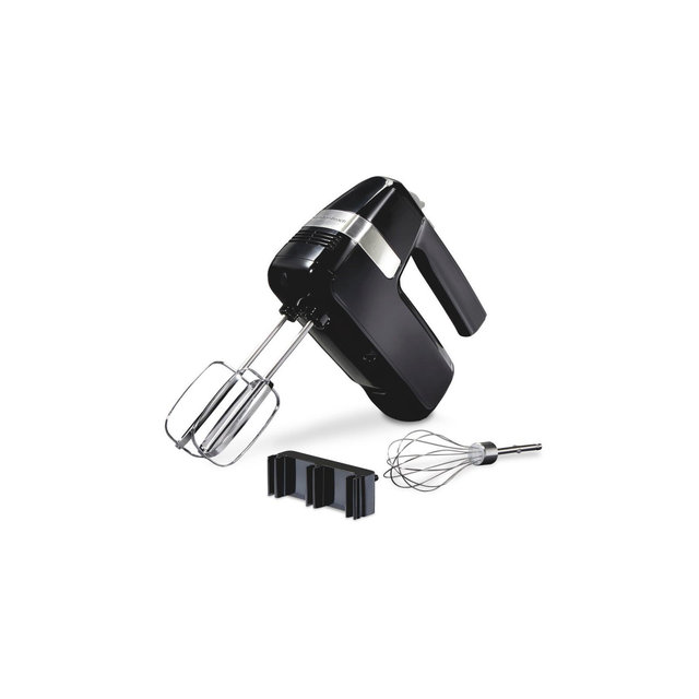 Hamilton Beach 6 Speed Hand Mixer with Storage Clip and Stir Button 3 Attachments Black 62628