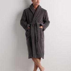Turkish Cotton Terry Robe - Charcoal, XXL