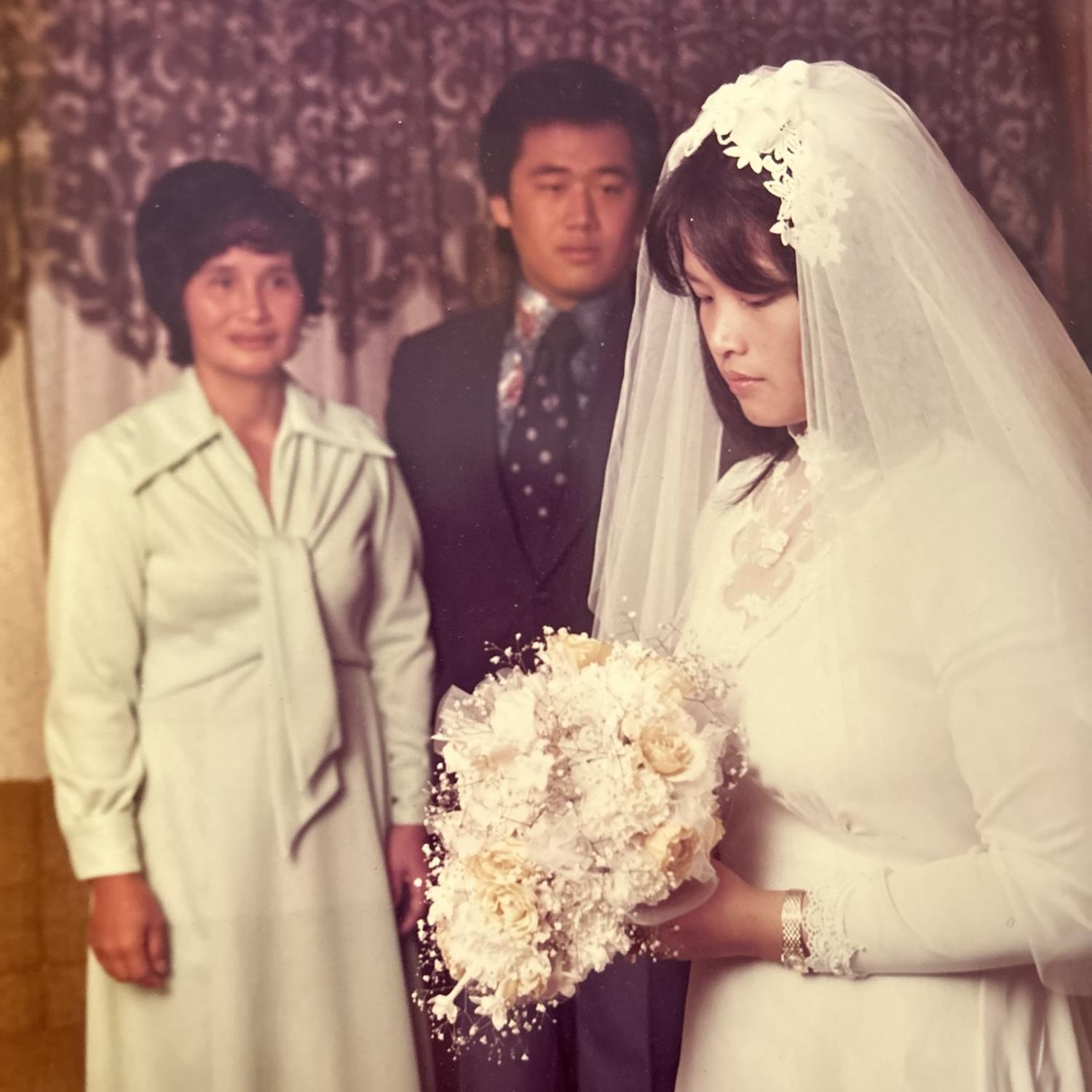 Photo of Aunt Rex and my Kuya—because my parents flew to Venezuela just for the wedding weekend. They gave me away.