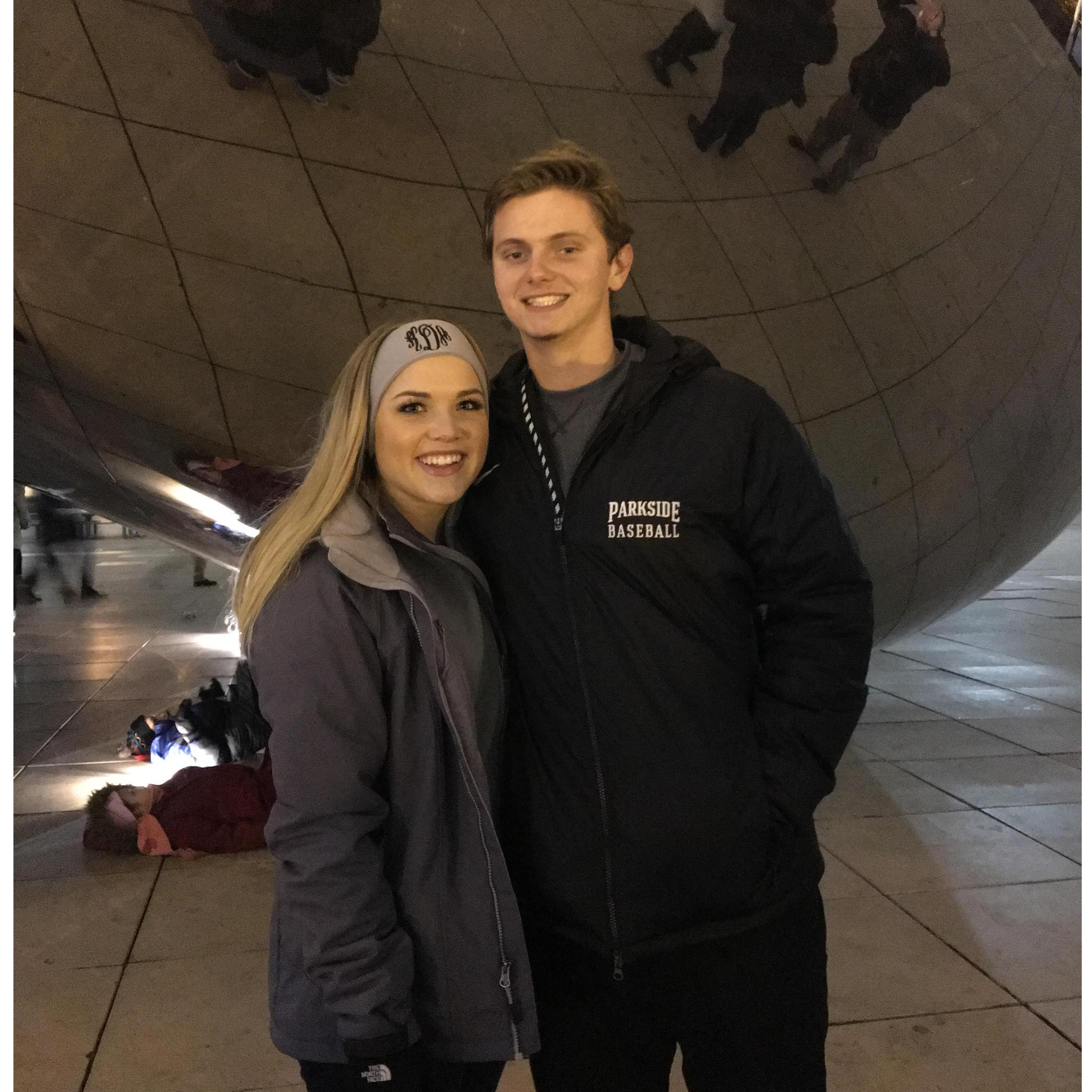 Downtown Chicago for some Christmas fun