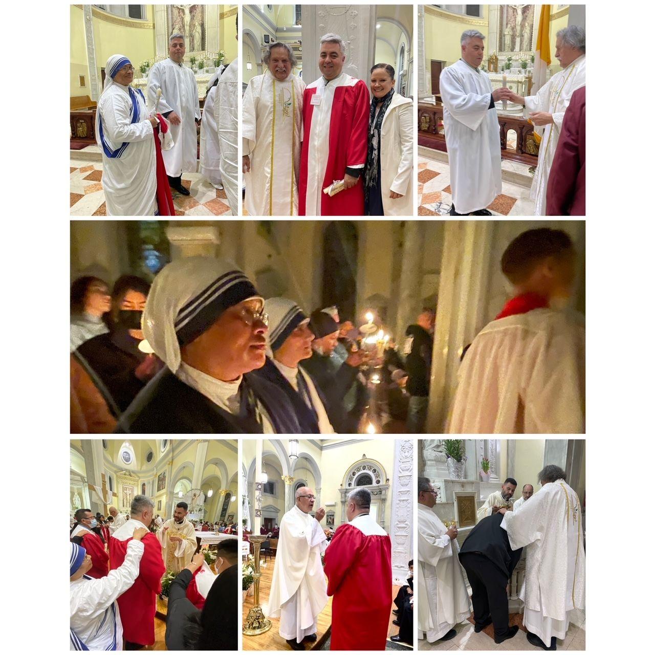 Triple sacrament: baptism, first communion and confirmation.