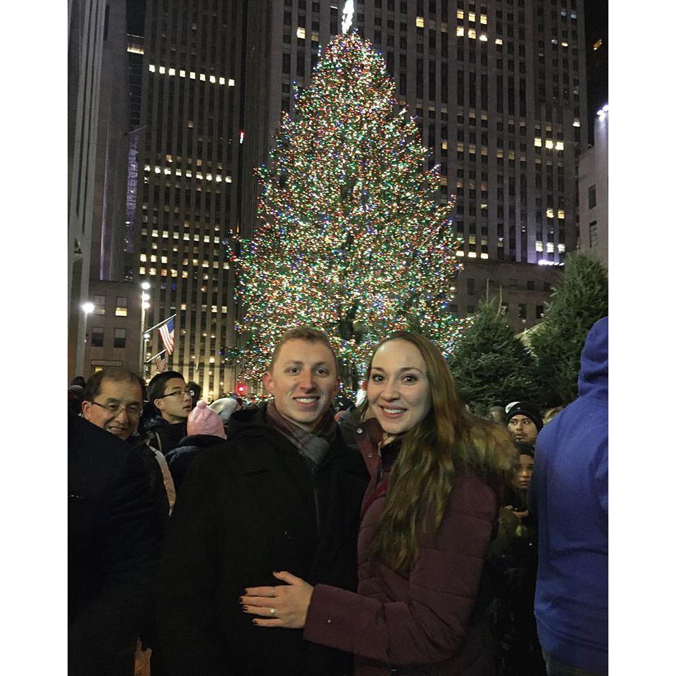 We had to visit the tree at Rockefeller Center while we lived a short train ride away in CT!