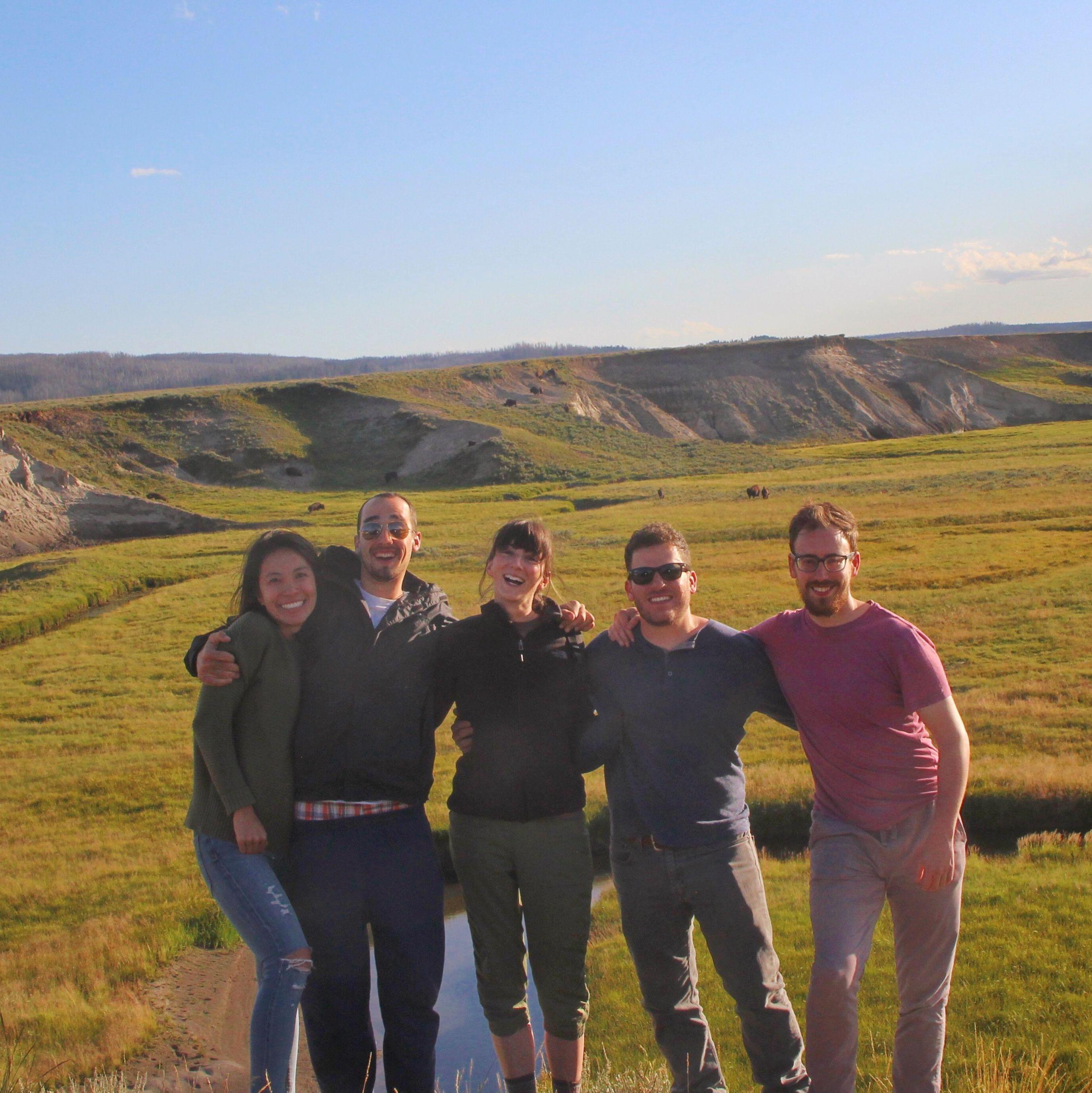 Grand Tetons National Park with friends in 2019