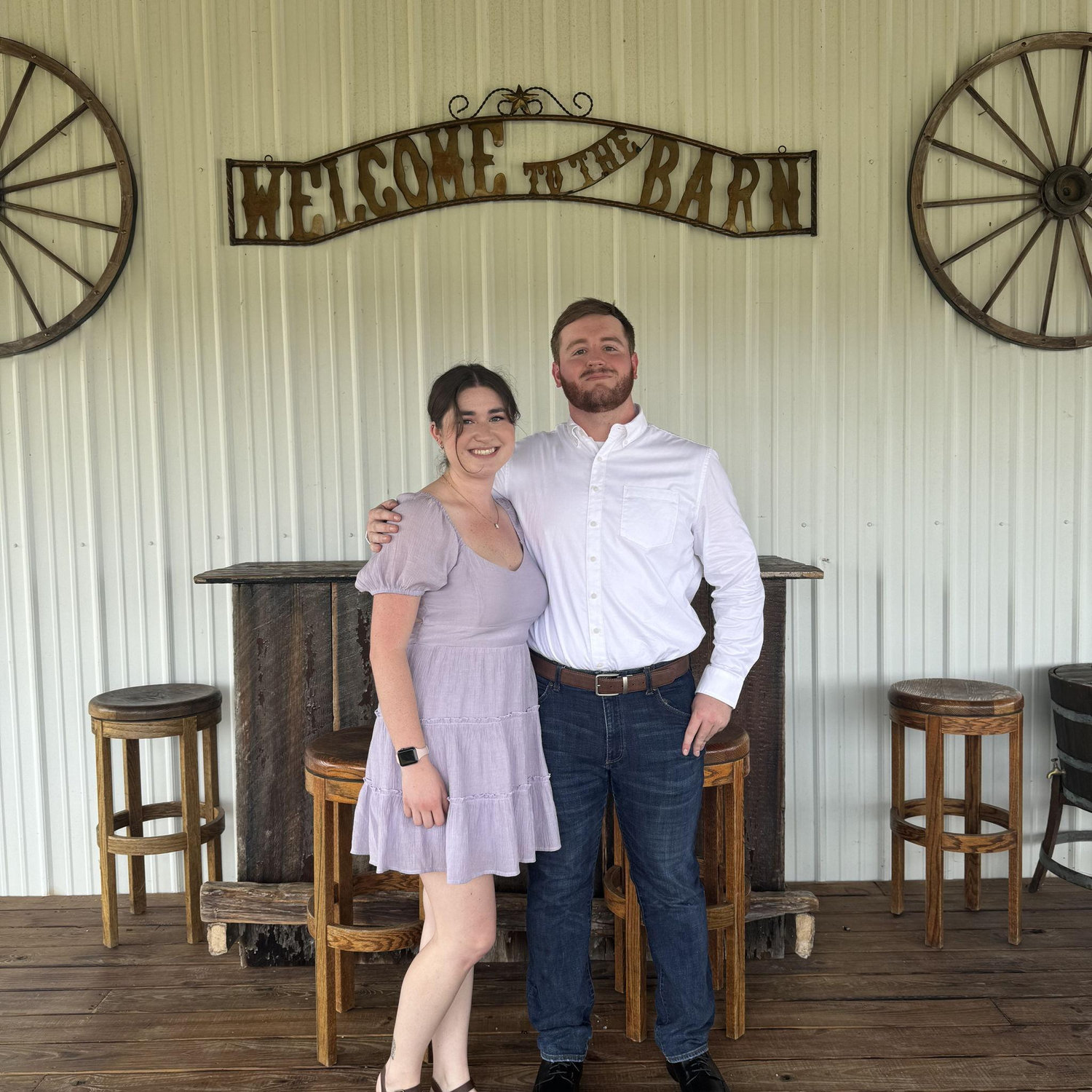 1st/2nd first date at Alex's wedding.