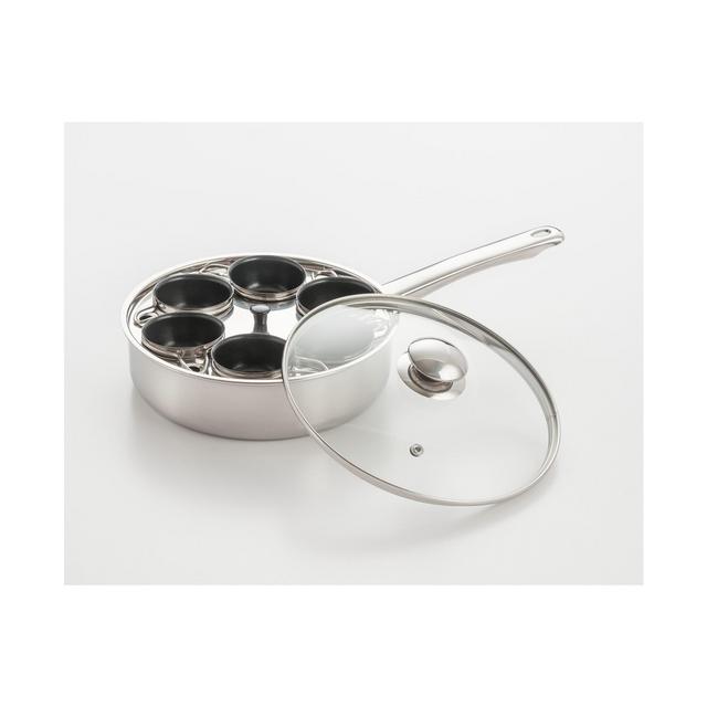 Cookpro 6 Cup Egg Stainless Steel Egg Poacher with Non-Stick Egg Cups