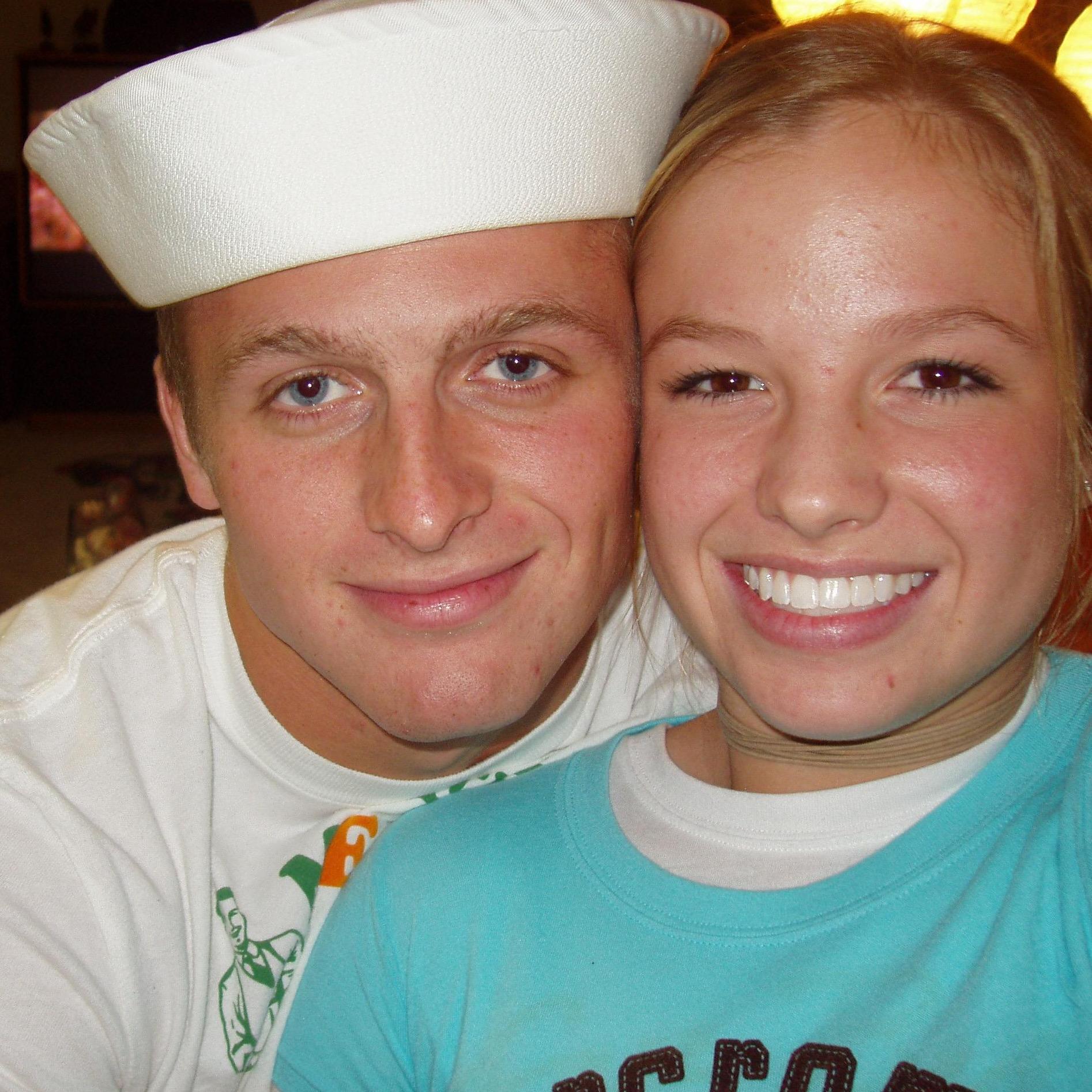 One of our first photos together - 2004