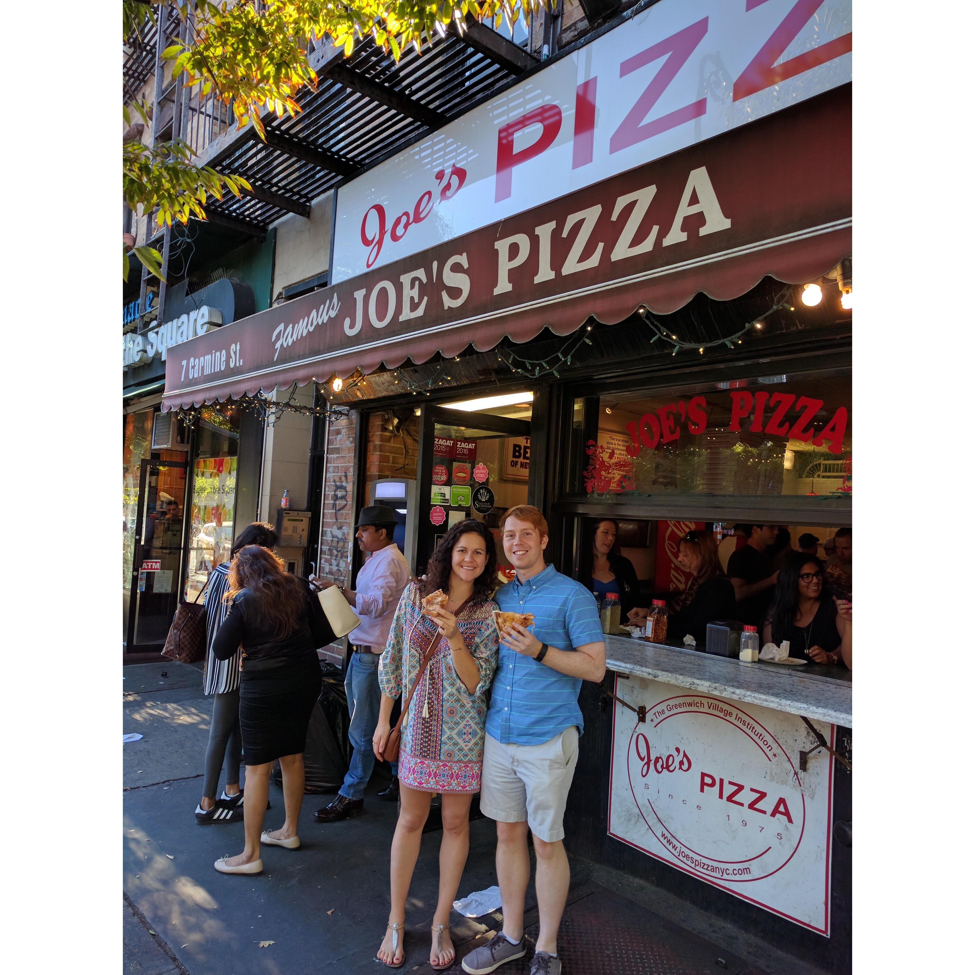 Food tour adventure when Kathryn visited Brenton in NYC.