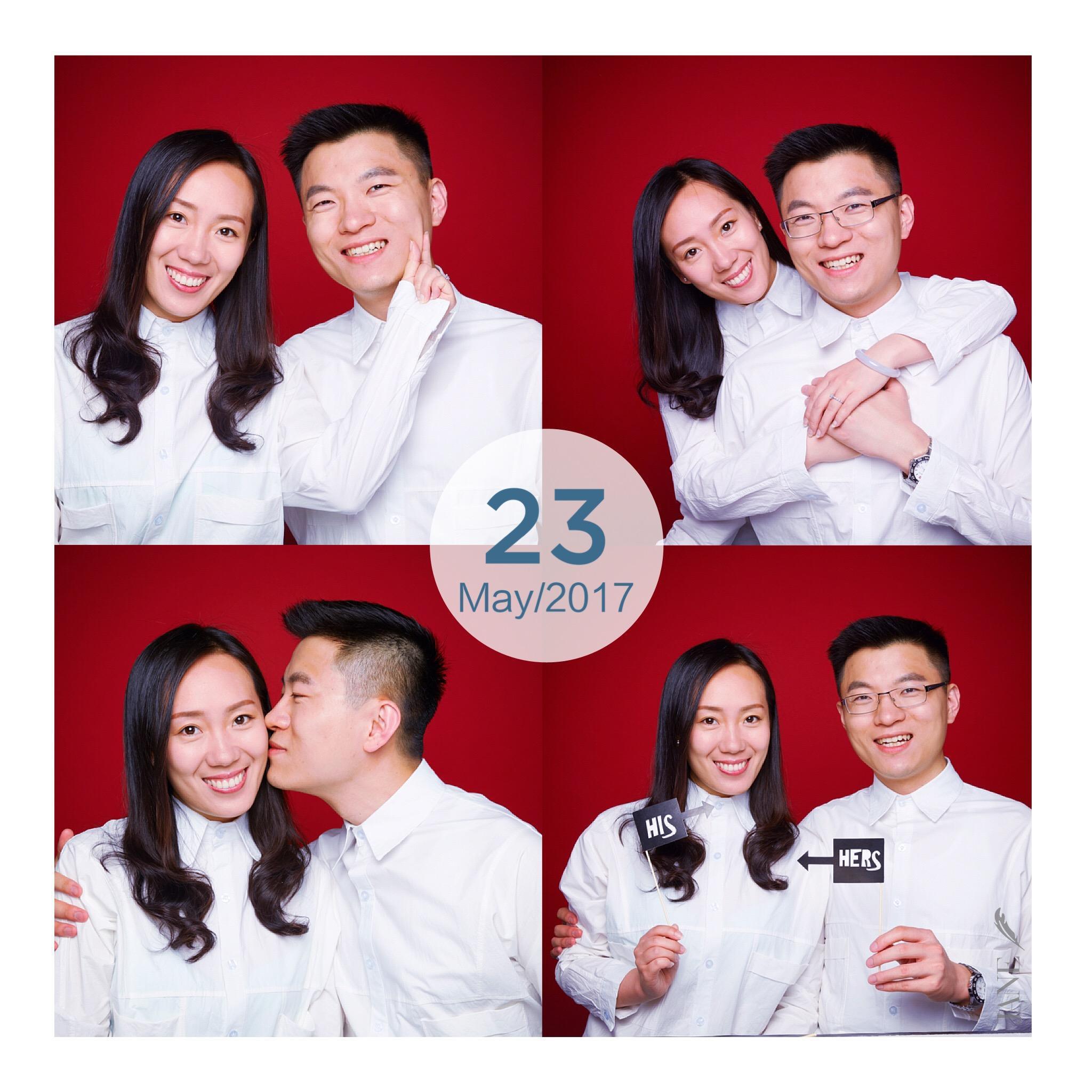 In China, we need to include an official wedding photo on the marriage certificate!