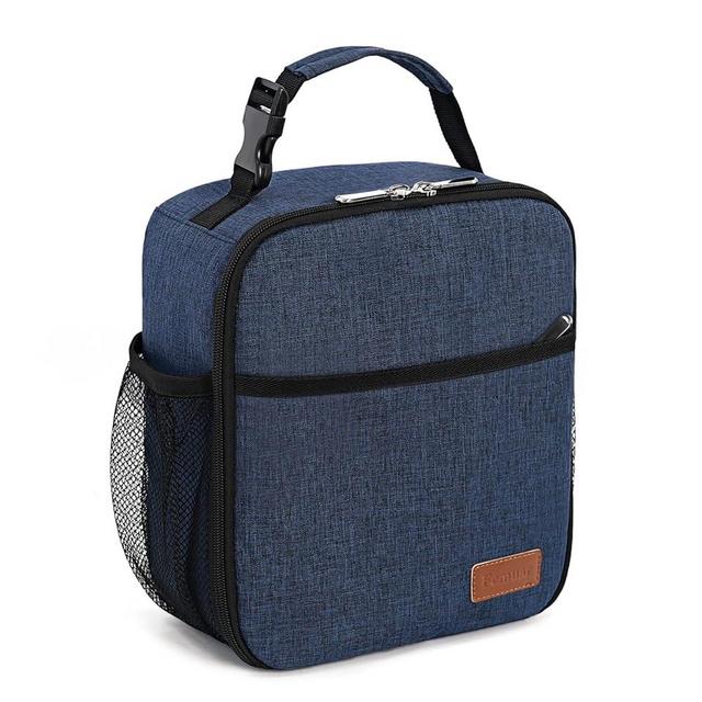 Femuar Lunch Box for Men Women Adults, Small Lunchbox for Work Picnic - Reusable Lunch bag Portable Lunch tote, Blue