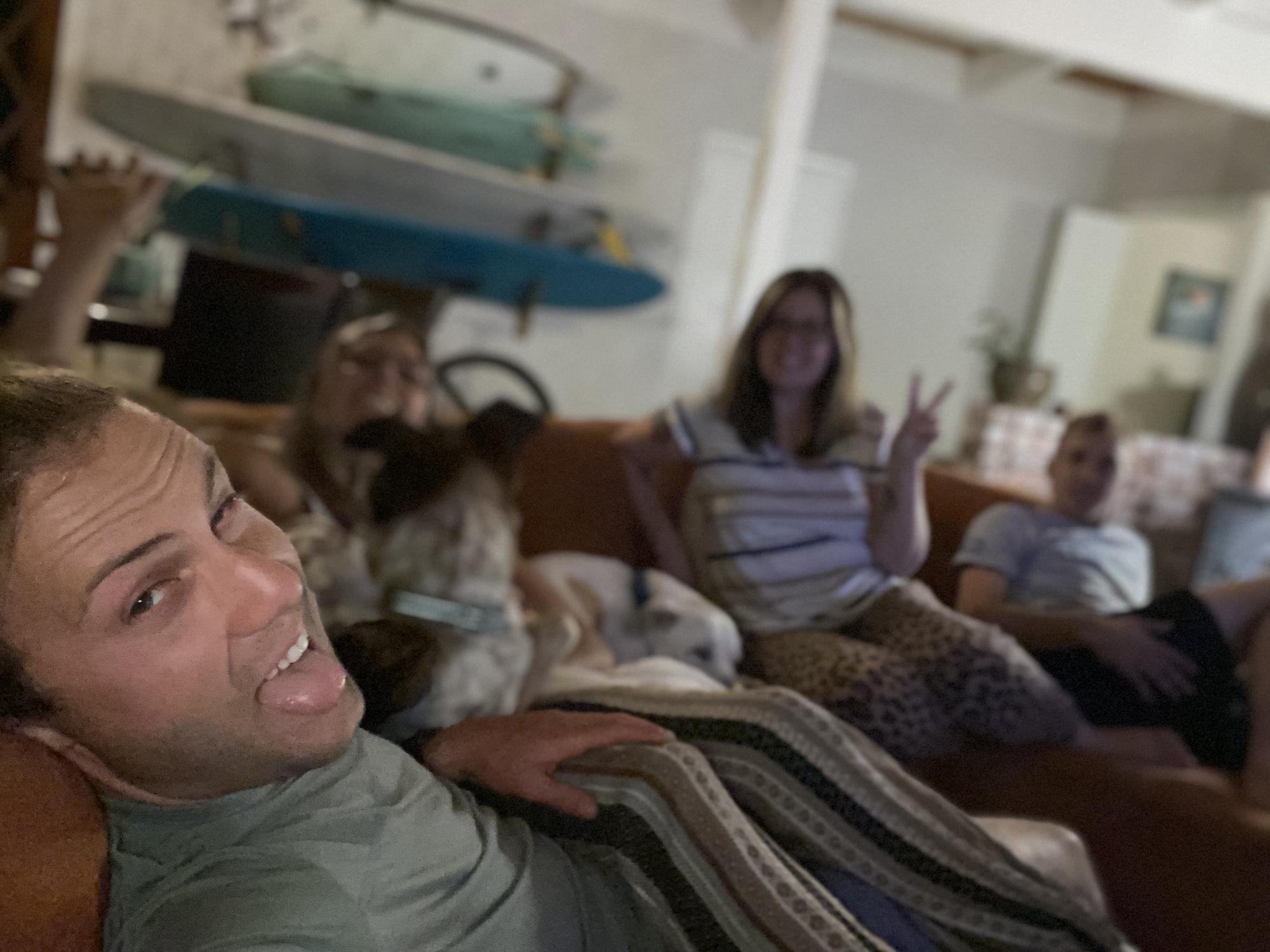 Family Fie nights on the couch!