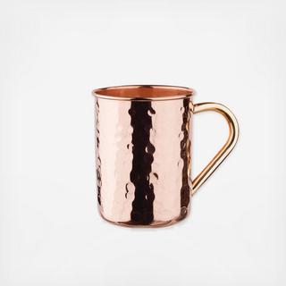 Hammered Moscow Mule Mugs, Set of 4