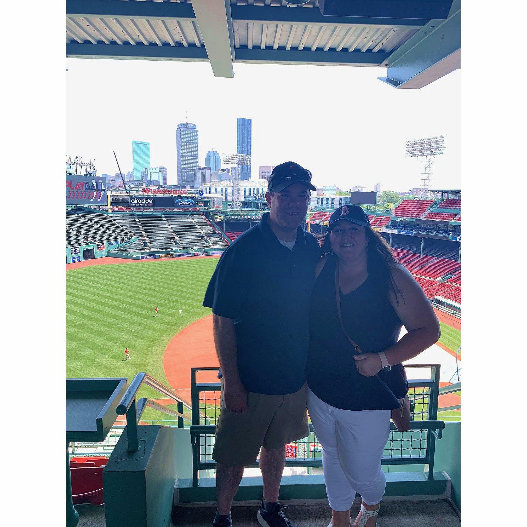 Bill's birthday: Part 1 -Tour of Fenway (June 3, 2022)