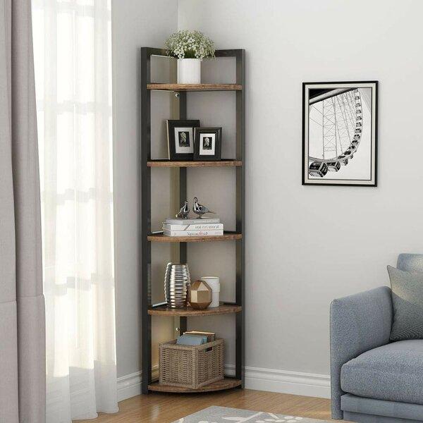 Mayra 59" H x 10.8" W 5-Tier Corner Shelf