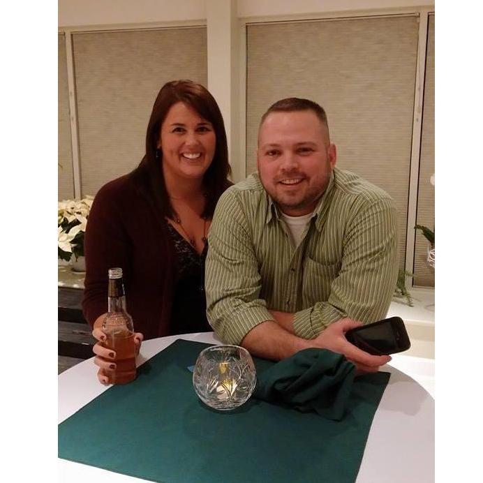 Our very first picture together at the UPG Christmas party 2013. One year after we met.
