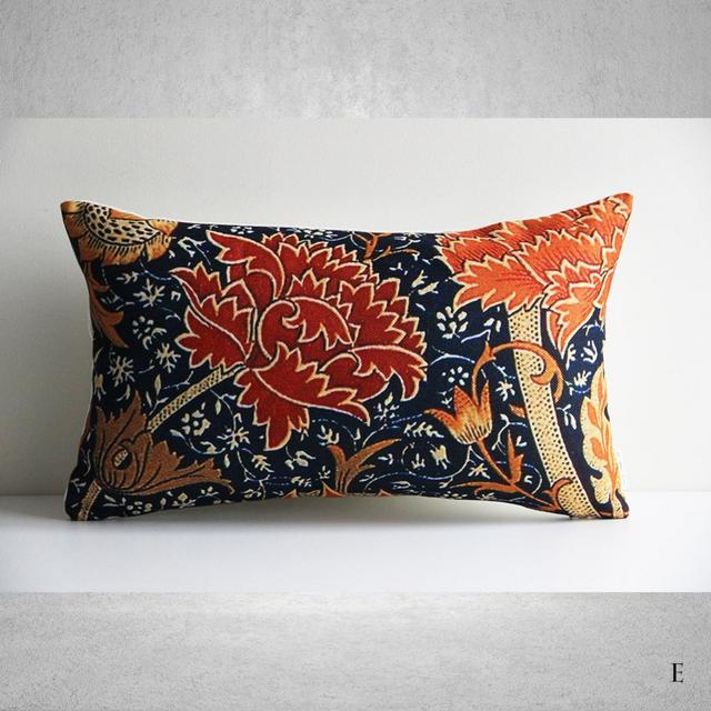 Orange and Black Throw Pillow