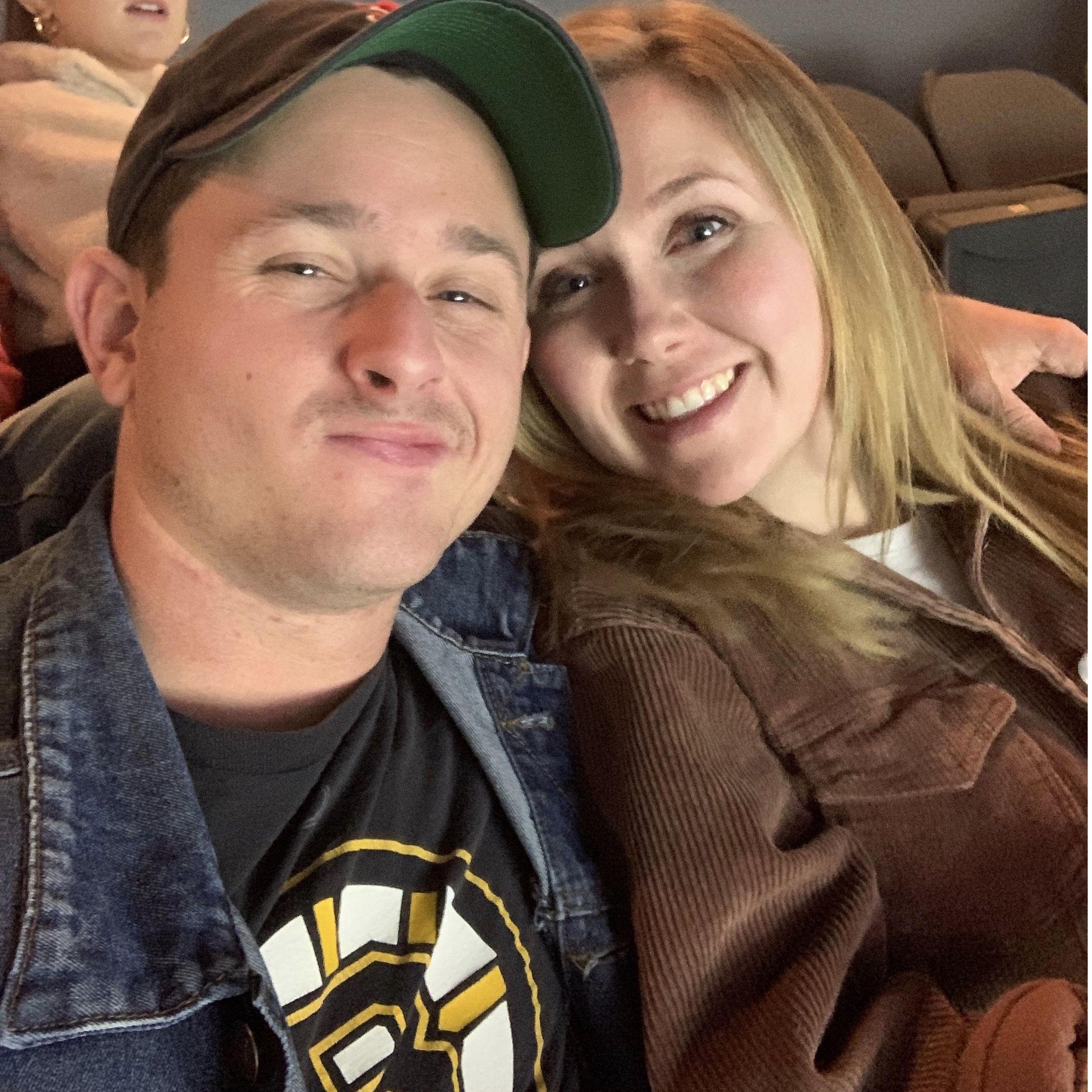 Our first hockey game!