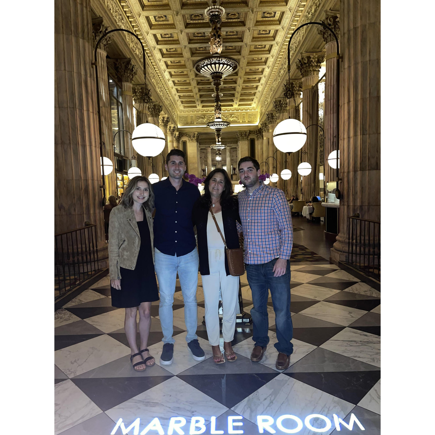 Dinner at Marble Room