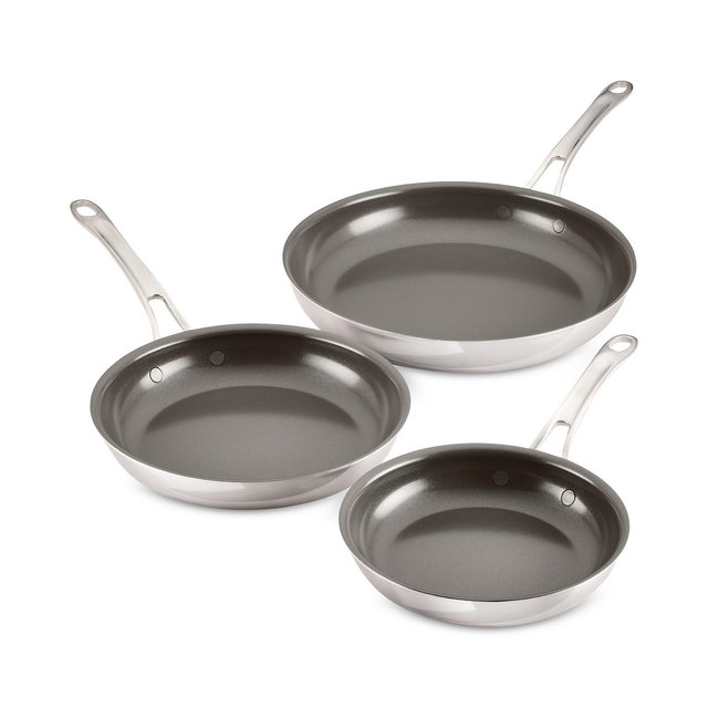 Anolon EverLast Ceramic Nonstick 3-Pc. Skillet Set