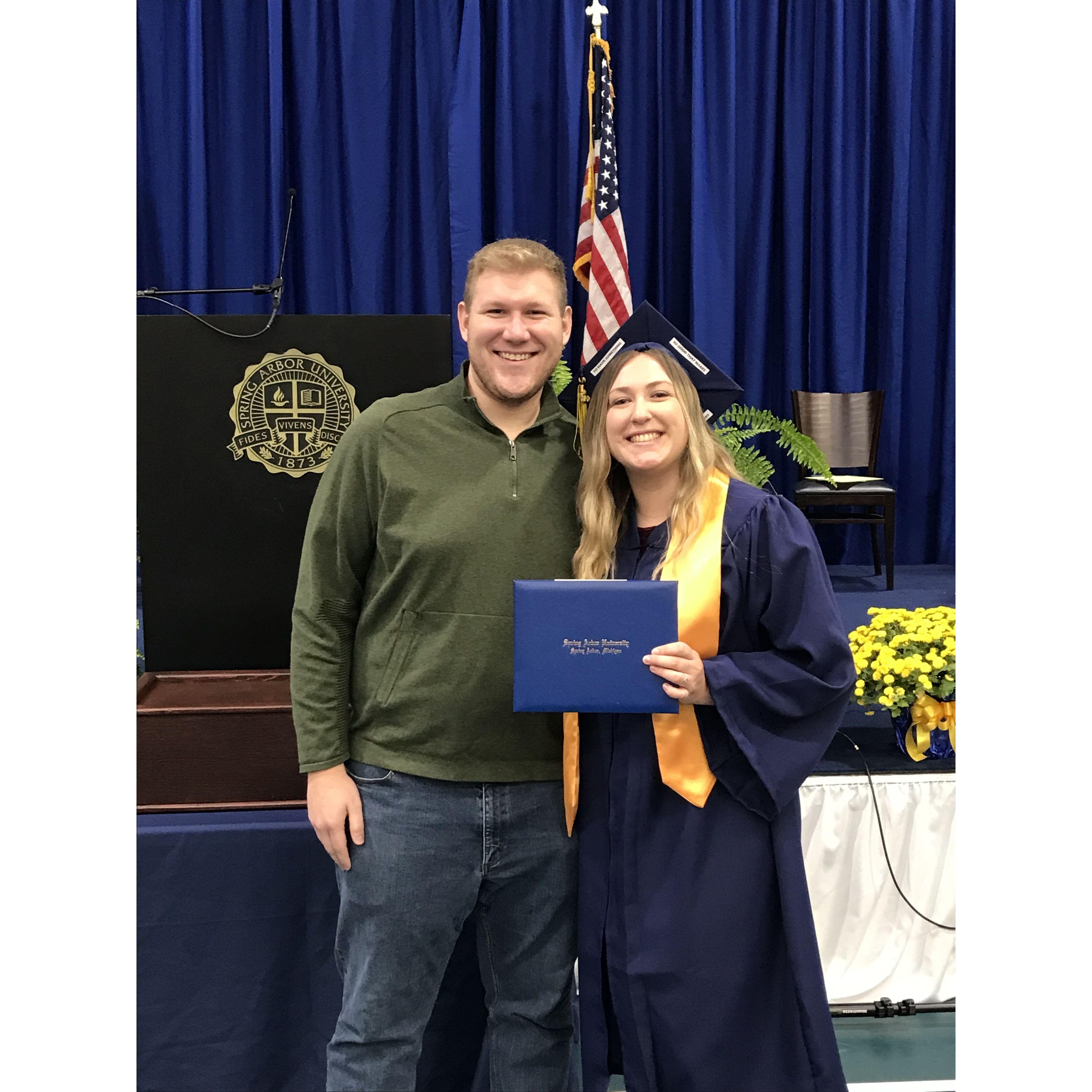 My late graduation walk in 2021