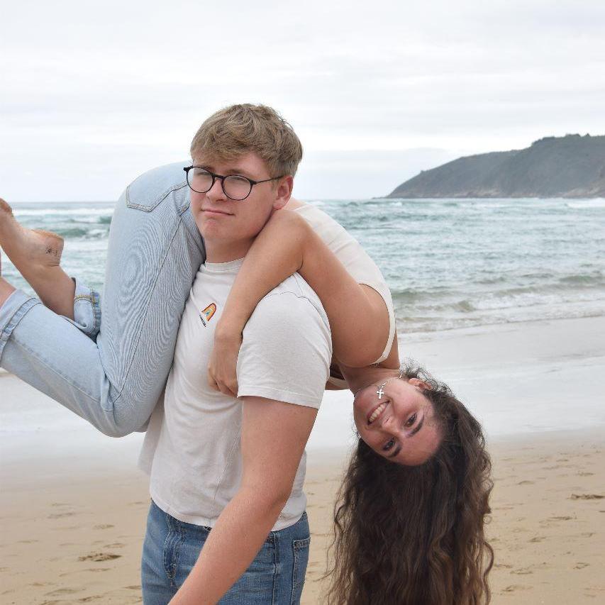 Fun beach photos with Rishie!