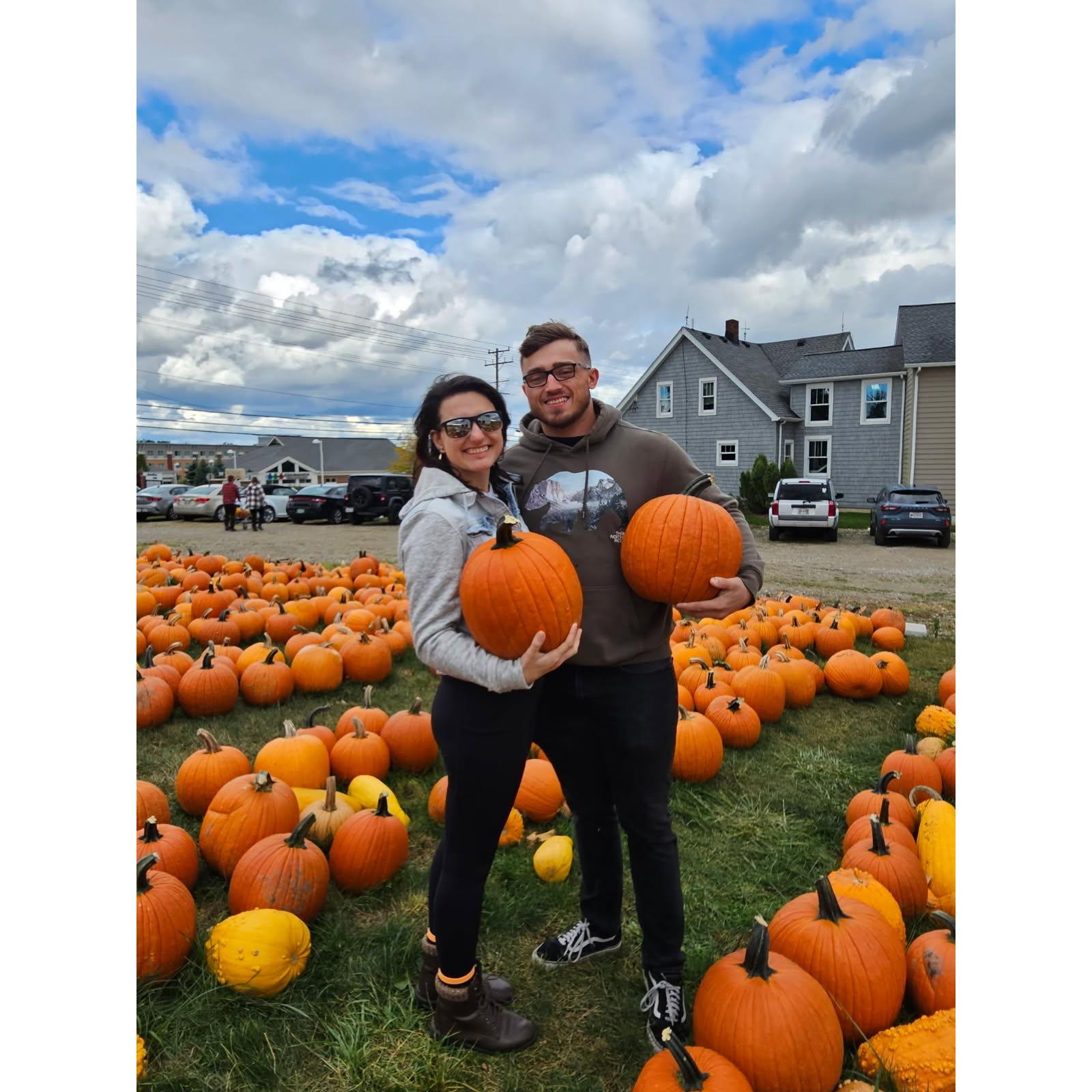 Happy Halloween! we've carved pumpkins each fall and love doing the fall activities (: