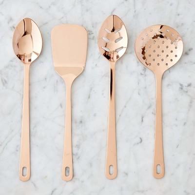 Williams Sonoma - Copper Utensils, Set of 4