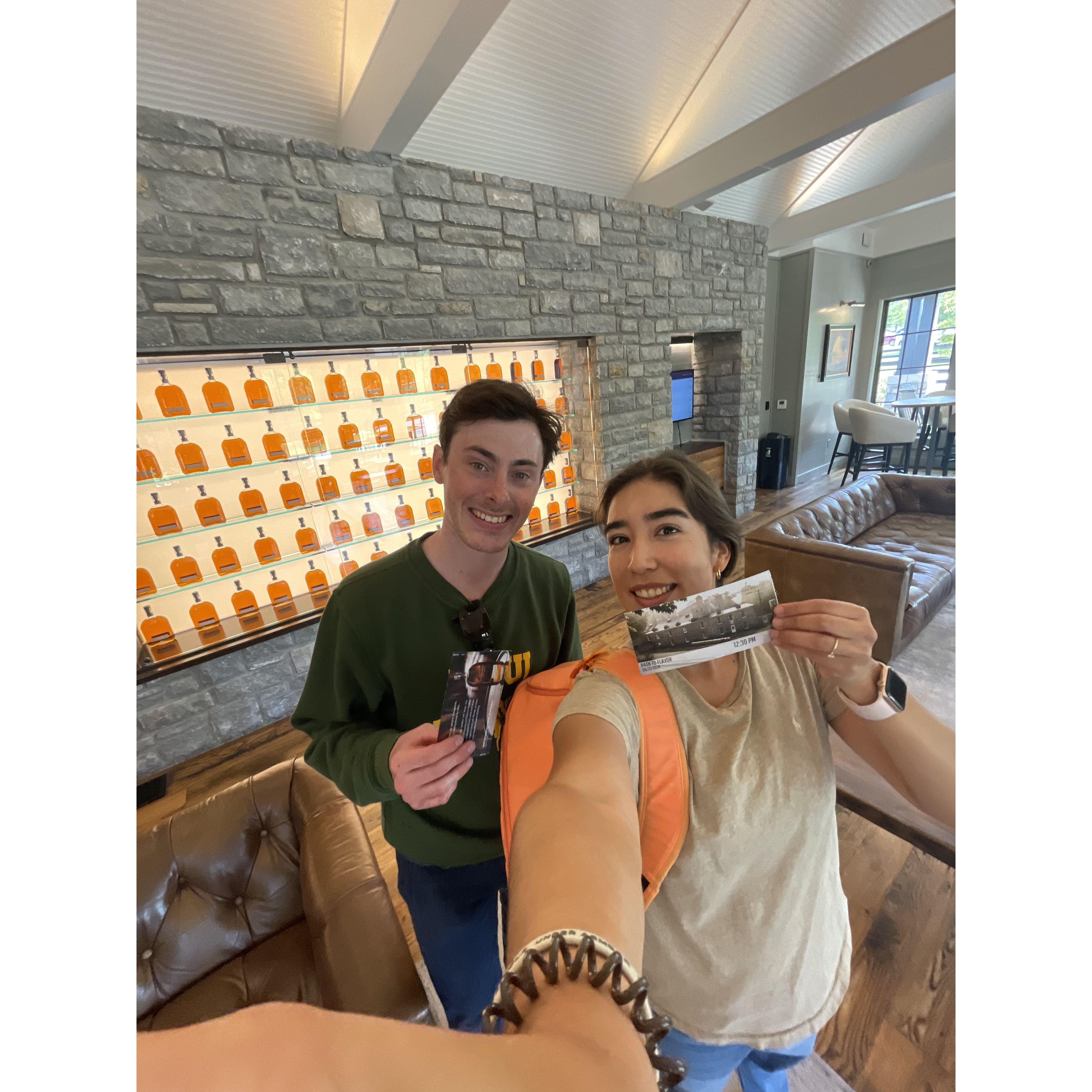 Visiting Woodford Reserve Distillery in Kentucky!
