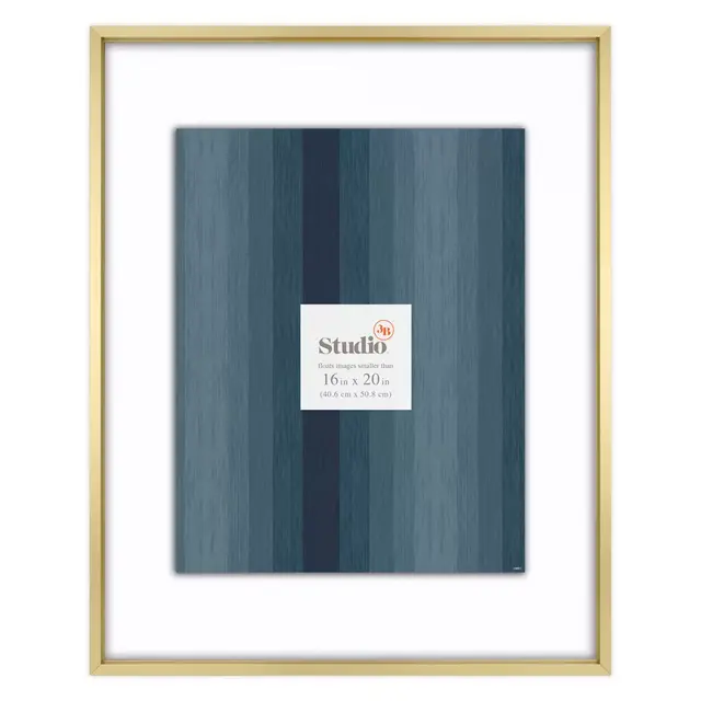 Studio 3B™ Gallery 16-Inch x 20-Inch Float Wall Frame in Gold