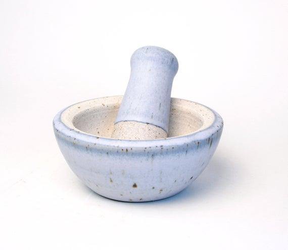 Mortar and Pestle (matte light blue)
