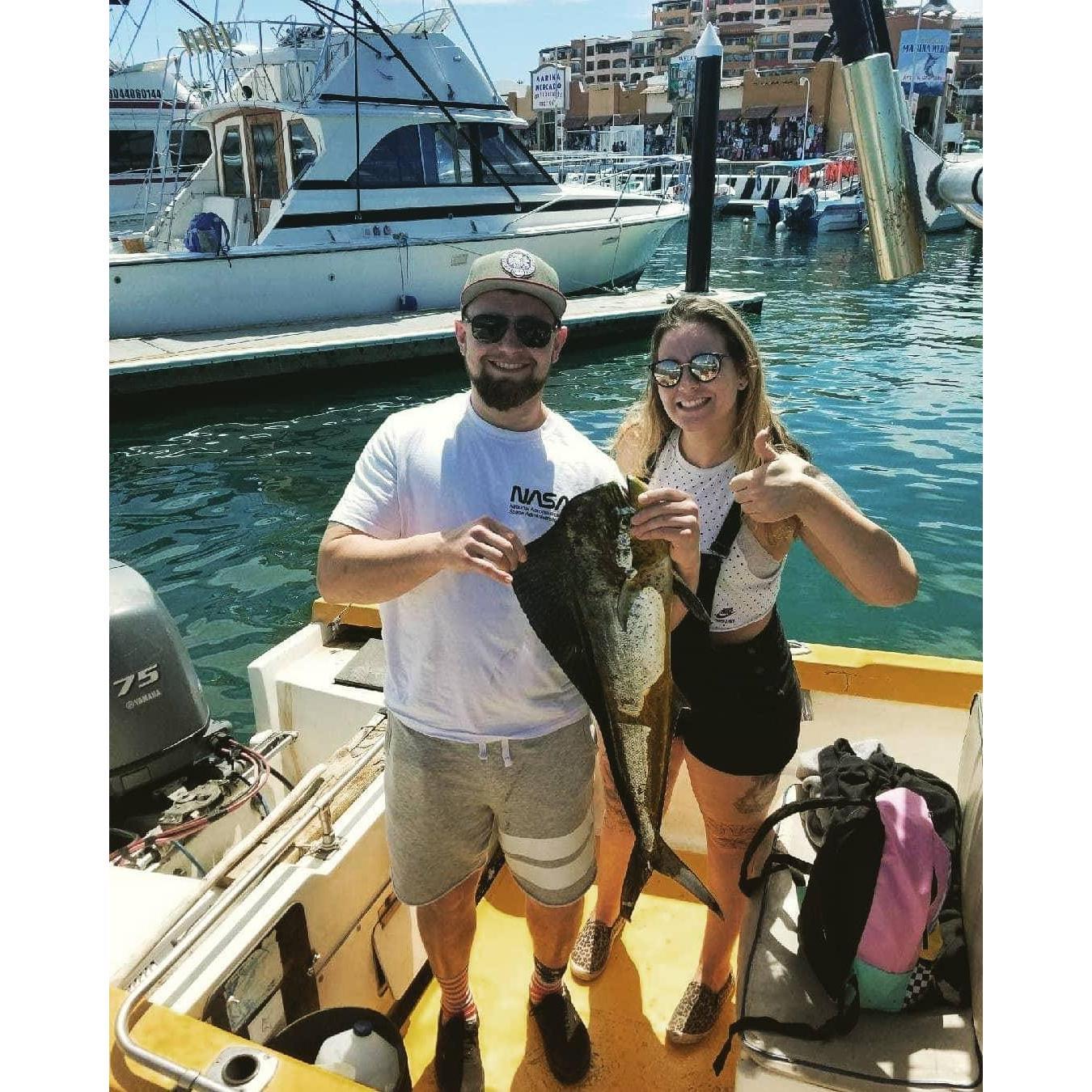 Catching fish in Mexico