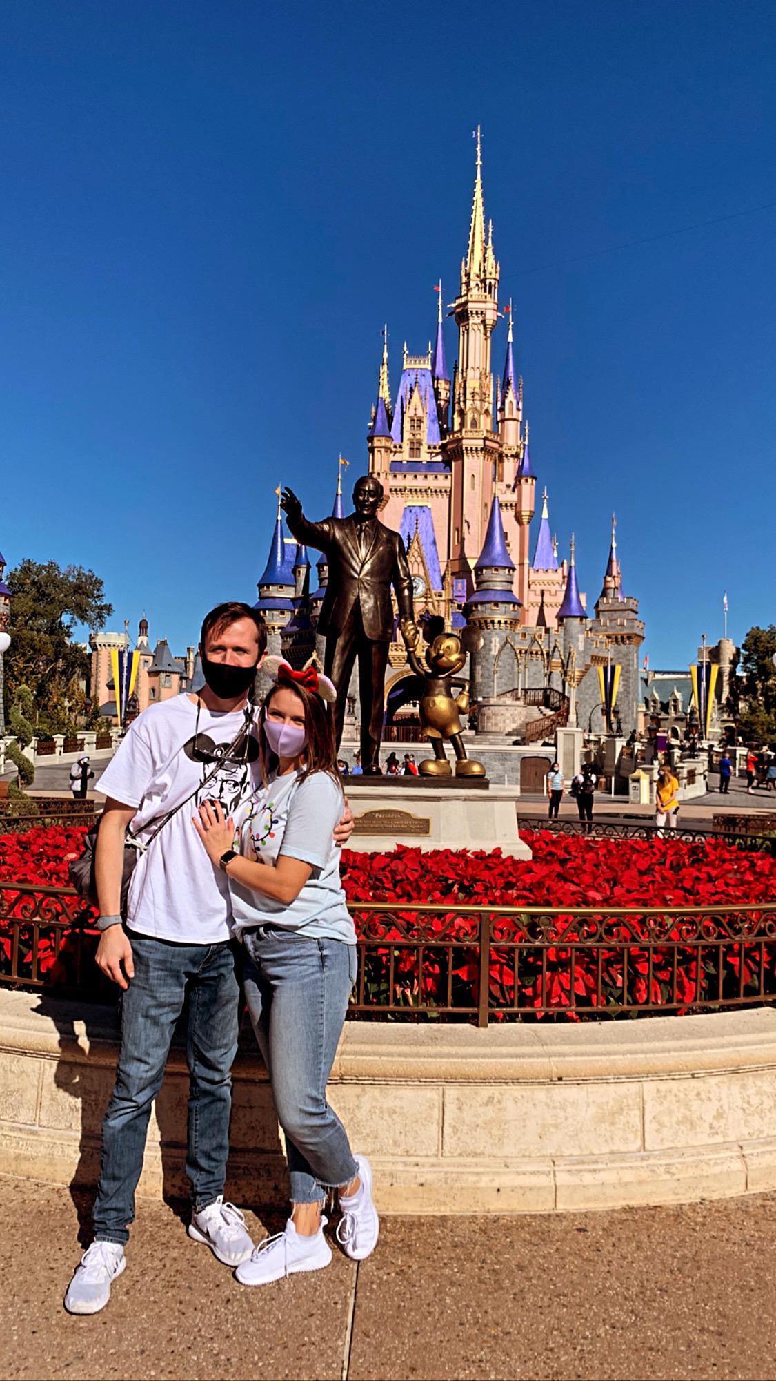 Luke went to Disney for the first time in December 2020 and Laura drove him crazy. She wanted to ride every ride and he wanted to eat every snack!